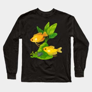 Freshwater fish and plants - Gourami Long Sleeve T-Shirt